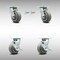 Service Caster 5 Inch SS Thermoplastic Caster Set with Roller Bearing 2 Swivel Lock 2 Brake SCC SCC-SS30S520-TPRRF-BSL-2-TLB-2 - alternate 1